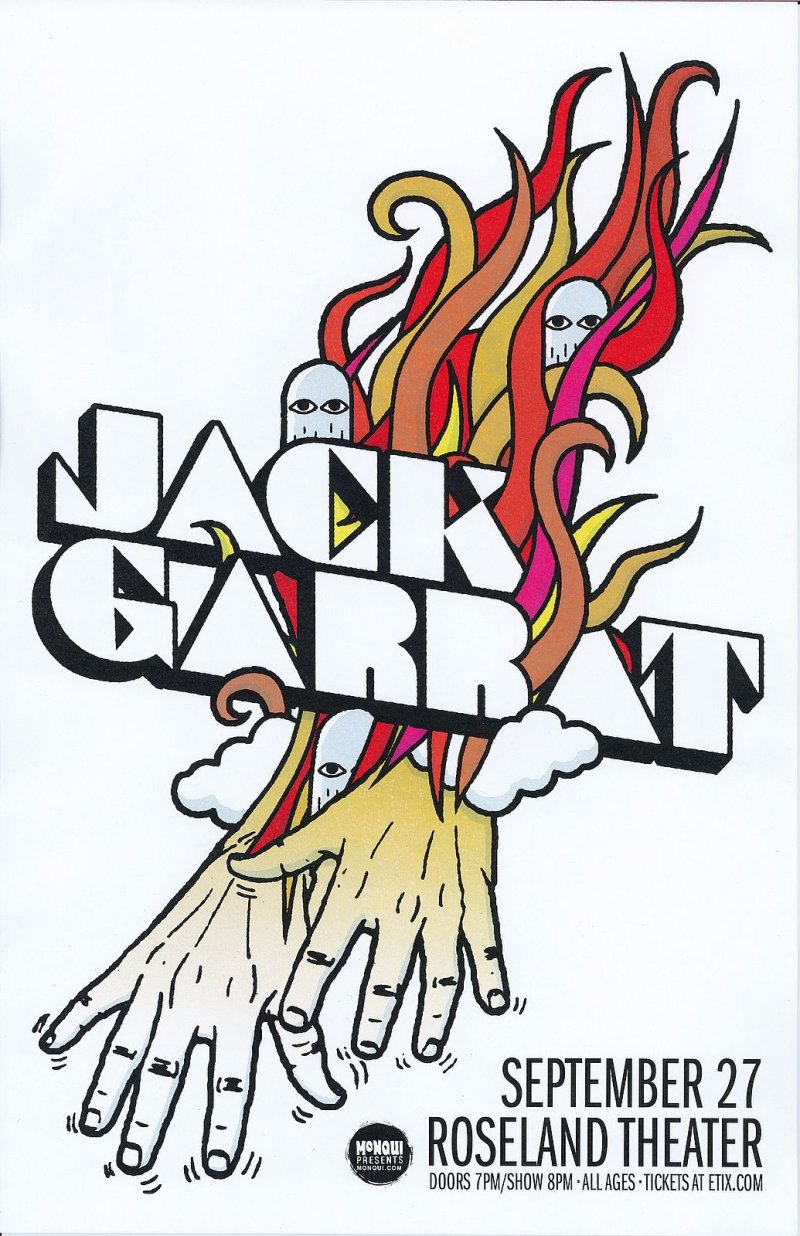 Garratt JACK GARRATT 2016 Gig POSTER Portland Oregon Concert