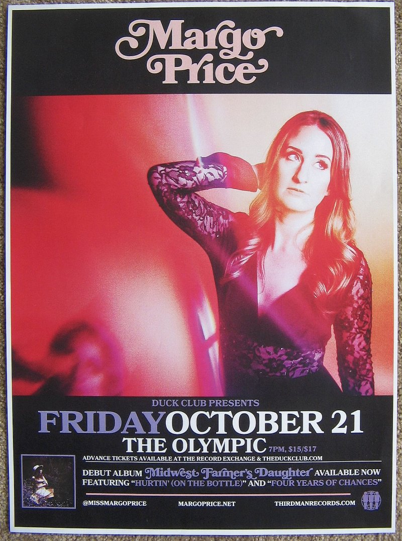 Image 0 of Price MARGO PRICE 2016 Gig POSTER Boise Idaho Concert