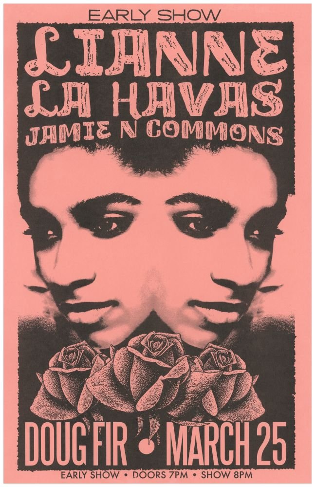 Image 0 of La Havas LIANNE LA HAVAS 2013 Gig POSTER Portland Oregon Concert