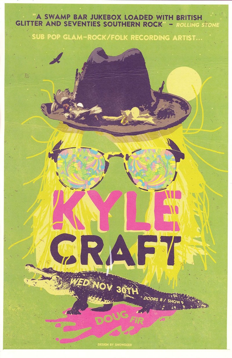 Image 0 of Craft KYLE CRAFT 2016 POSTER Gig Concert Portland Oregon