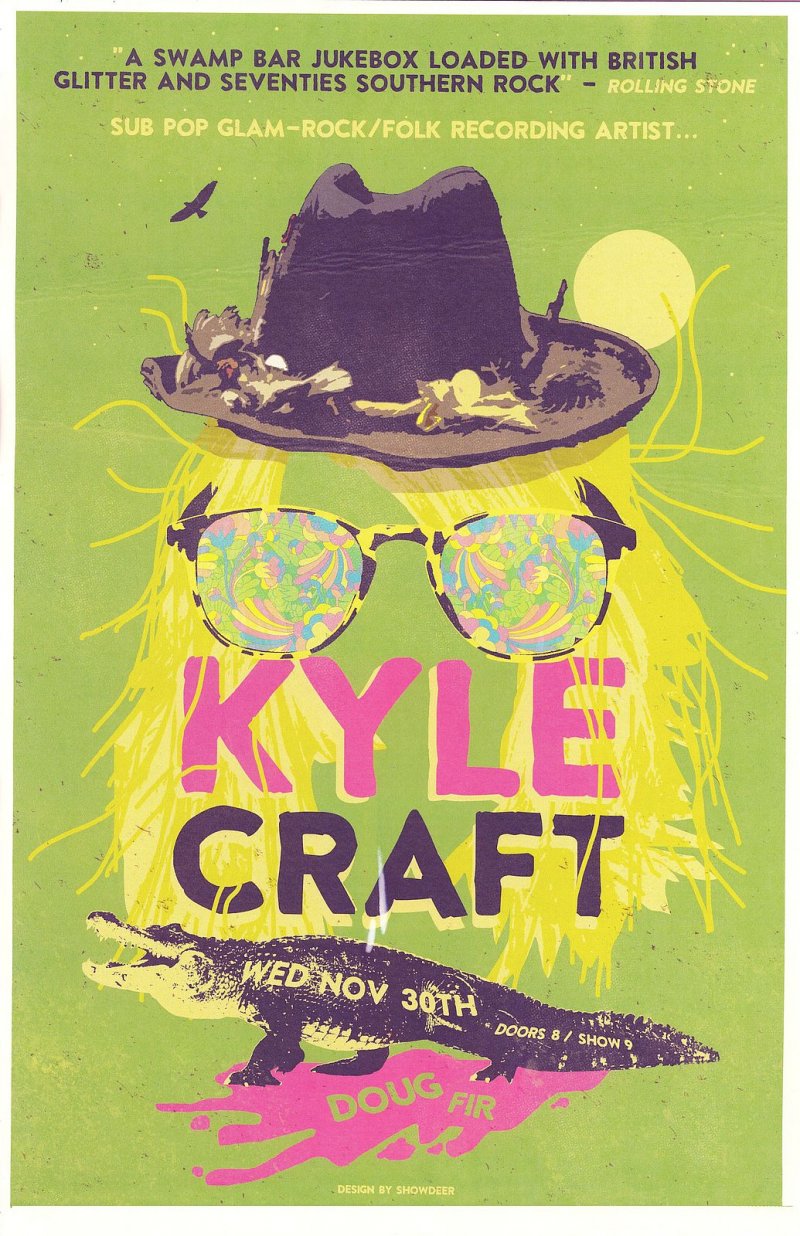 Image 0 of Craft KYLE CRAFT 2016 POSTER Gig Concert Portland Oregon