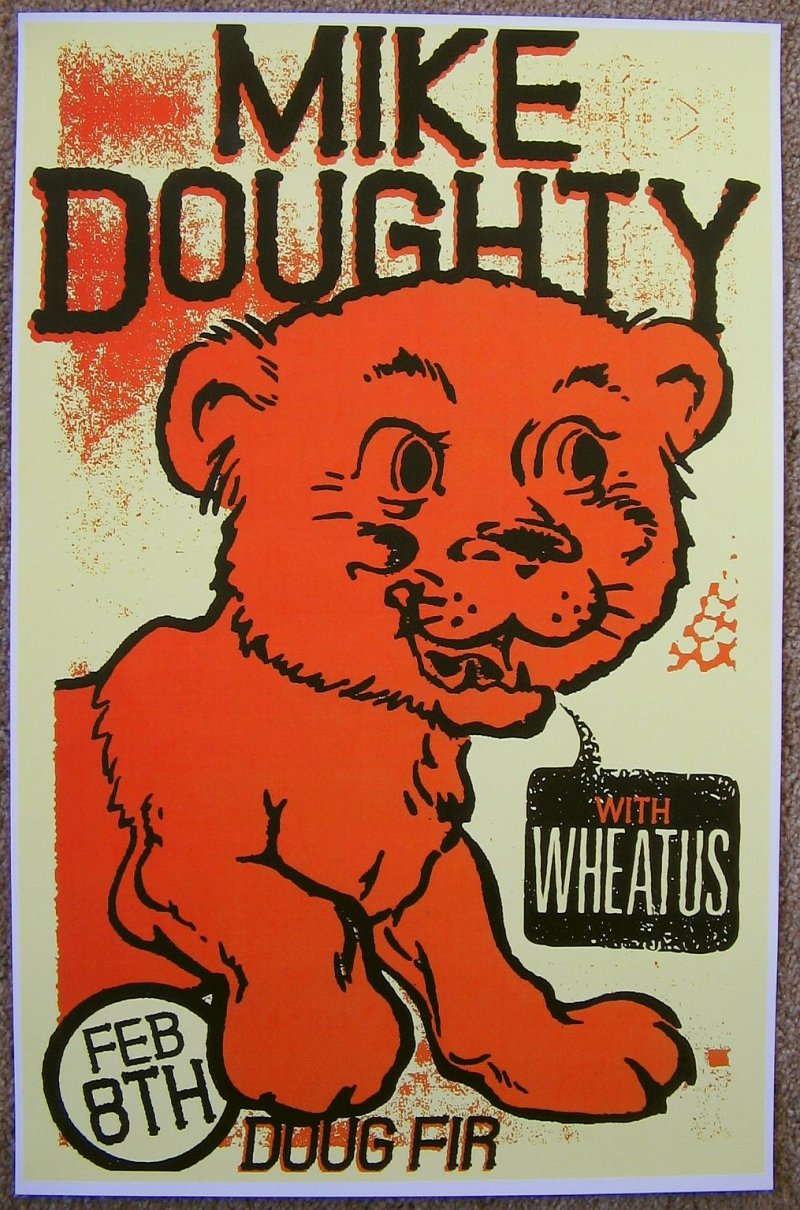 Image 0 of Doughty MIKE DOUGHTY 2017 Gig POSTER Portland Oregon Concert