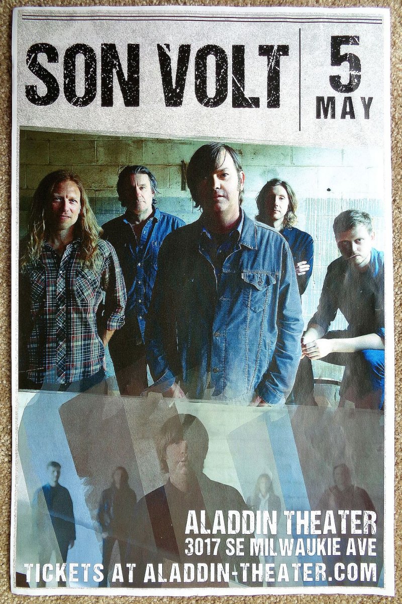 Image 0 of SON VOLT 2017 Gig POSTER Portland Oregon Concert