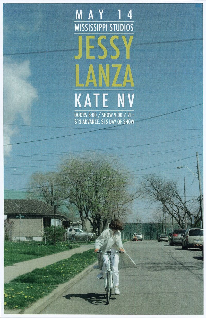 Image 0 of Lanza JESSY LANZA 2017 Gig POSTER Portland Oregon Concert 