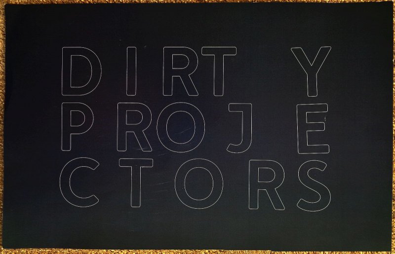 Image 1 of DIRTY PROJECTORS Album POSTER Self-Titled 2-Sided 11x17