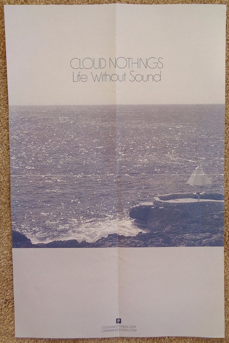 Image 0 of CLOUD NOTHINGS Album POSTER Life Without Sound 11x17