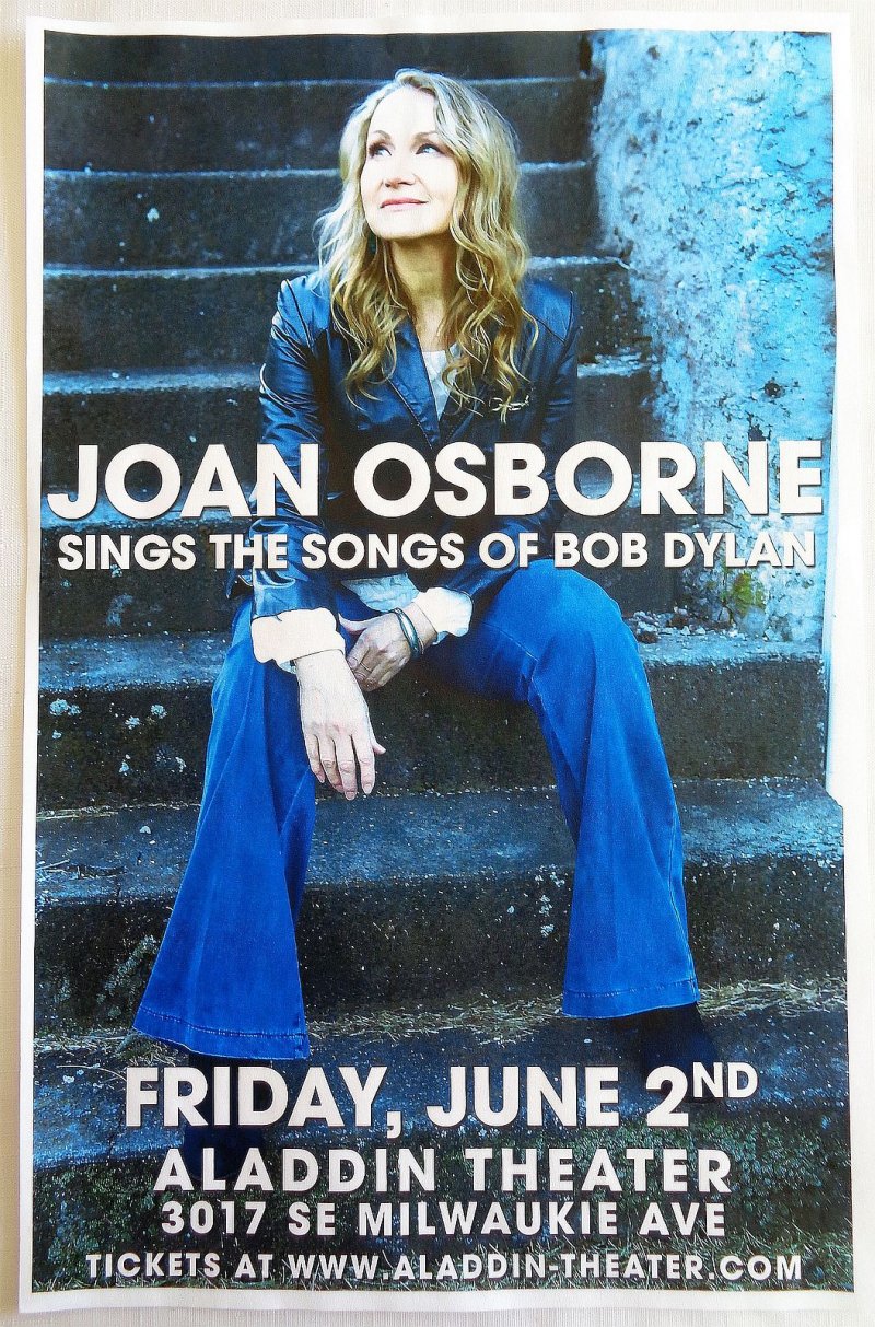 Image 0 of Osborne JOAN OSBORNE 2017 Gig POSTER Portland Oregon Concert