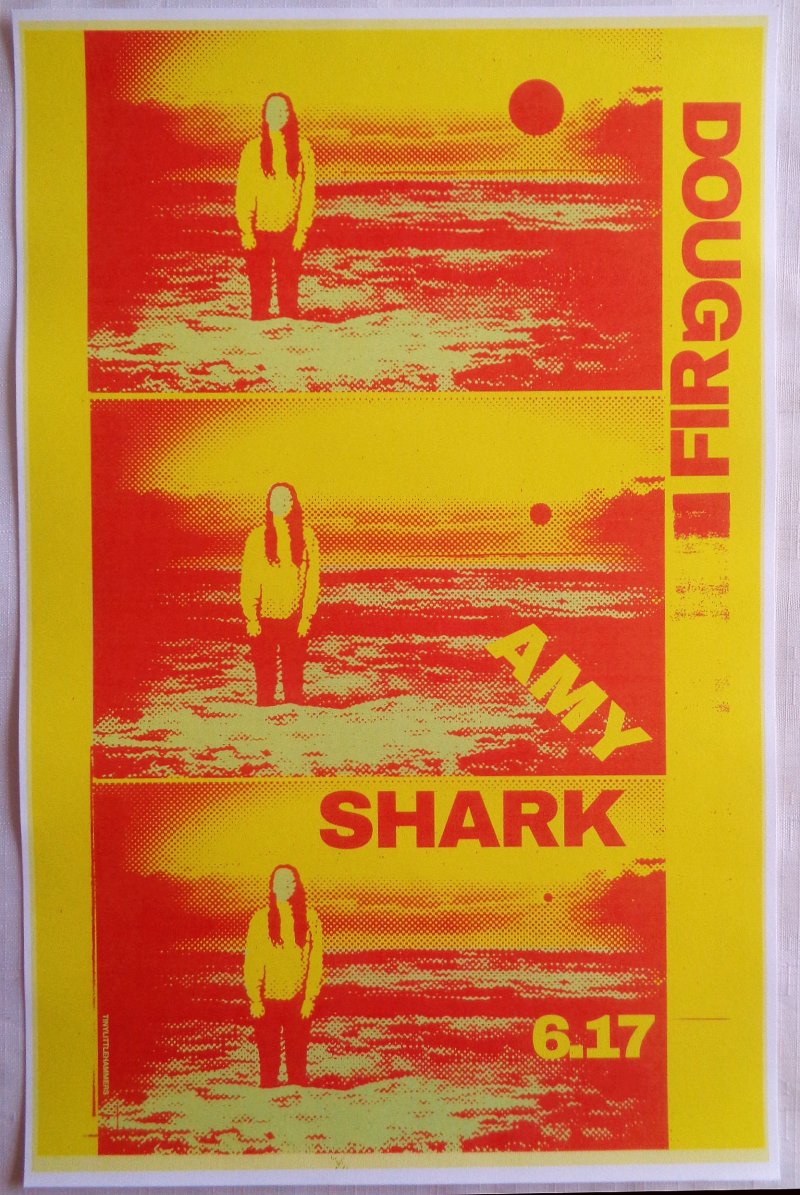 Image 0 of Shark AMY SHARK 2017 Gig POSTER Portland Oregon Concert