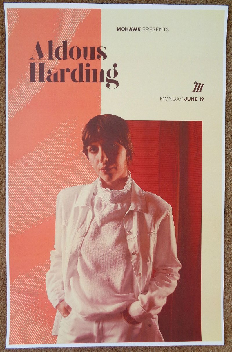 Image 0 of Harding ALDOUS HARDING Gig POSTER 2017 Austin Texas Concert