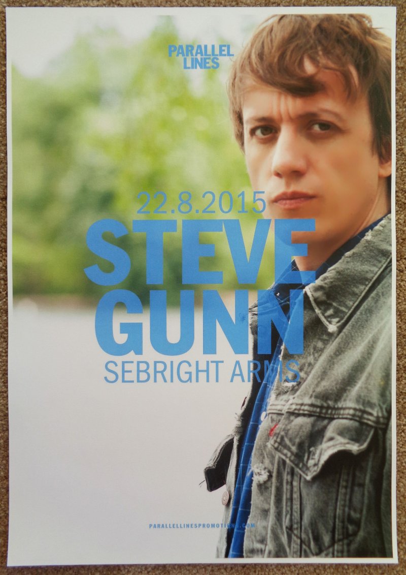 Image 0 of Gunn STEVE GUNN 2015 Gig POSTER London Concert United Kingdom
