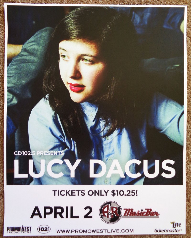 Image 0 of Dacus LUCY DACUS Gig 2017 POSTER Columbus Ohio Concert