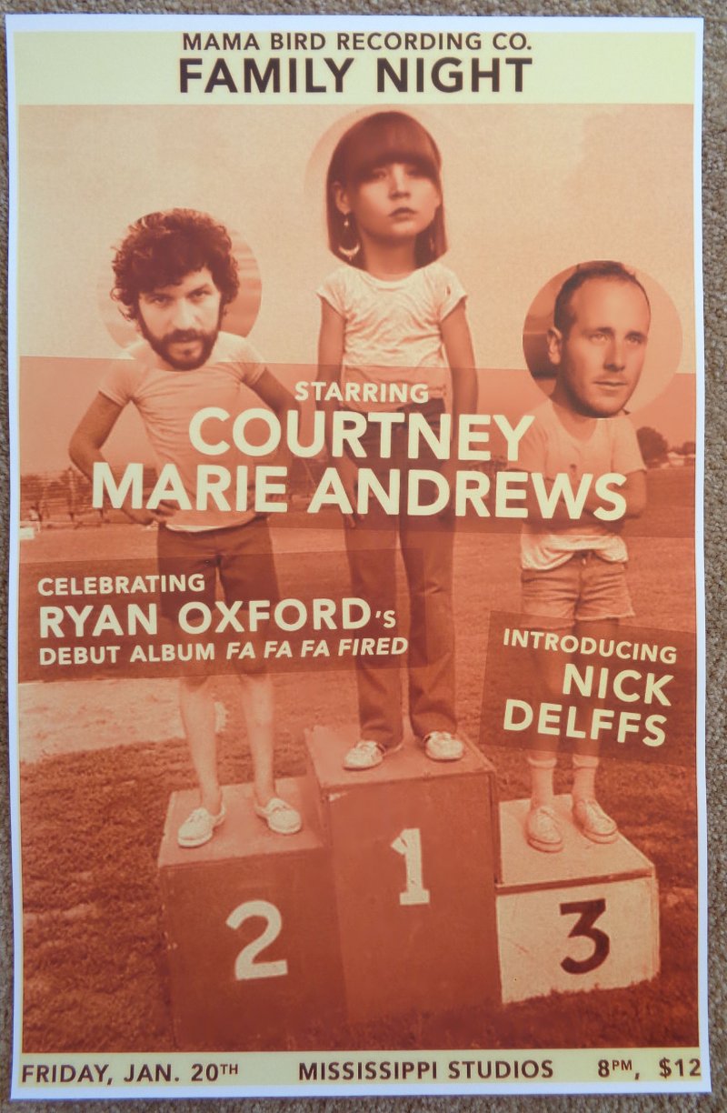 Image 0 of Andrews COURTNEY MARIE ANDREWS 2017 Gig POSTER Portland Oregon Concert