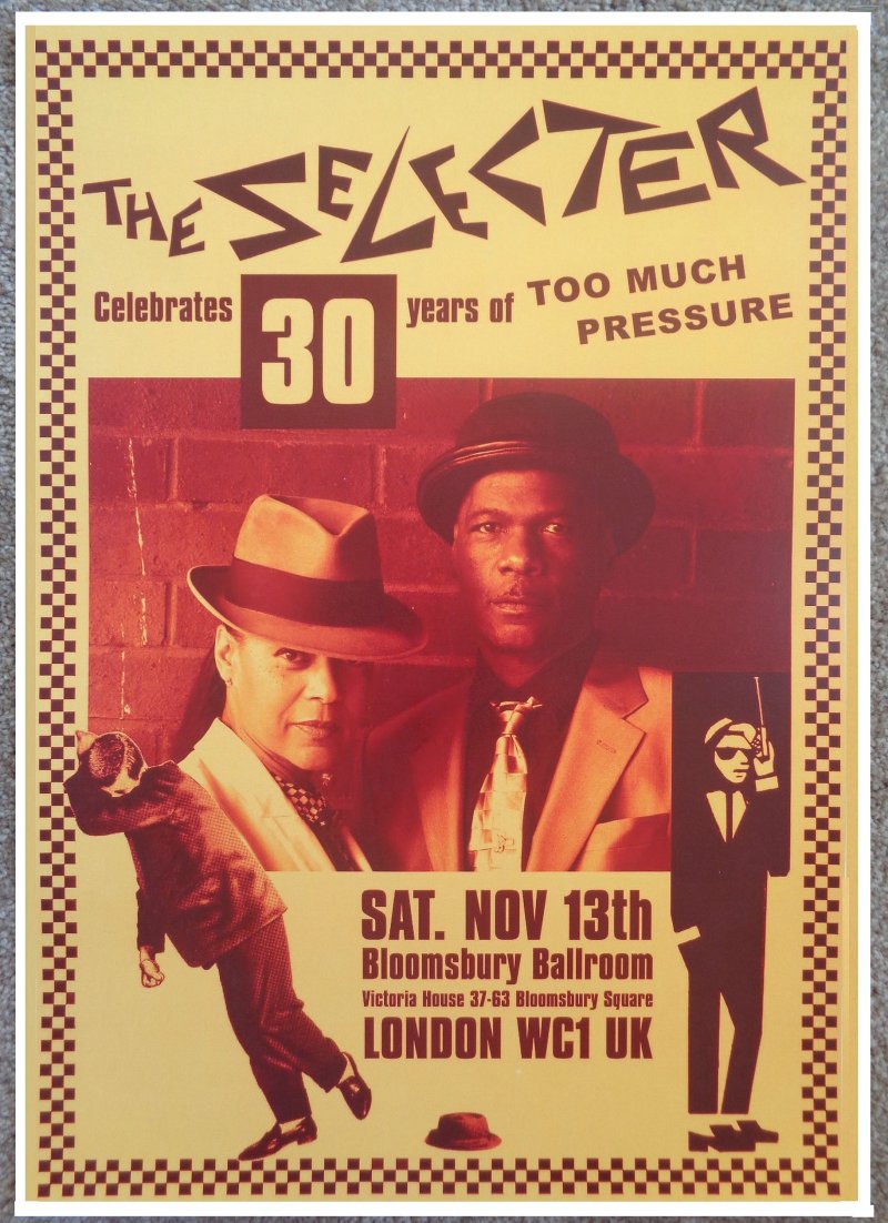 Image 0 of Selecter THE SELECTER 2010 Gig Ska POSTER London Concert United Kingdom