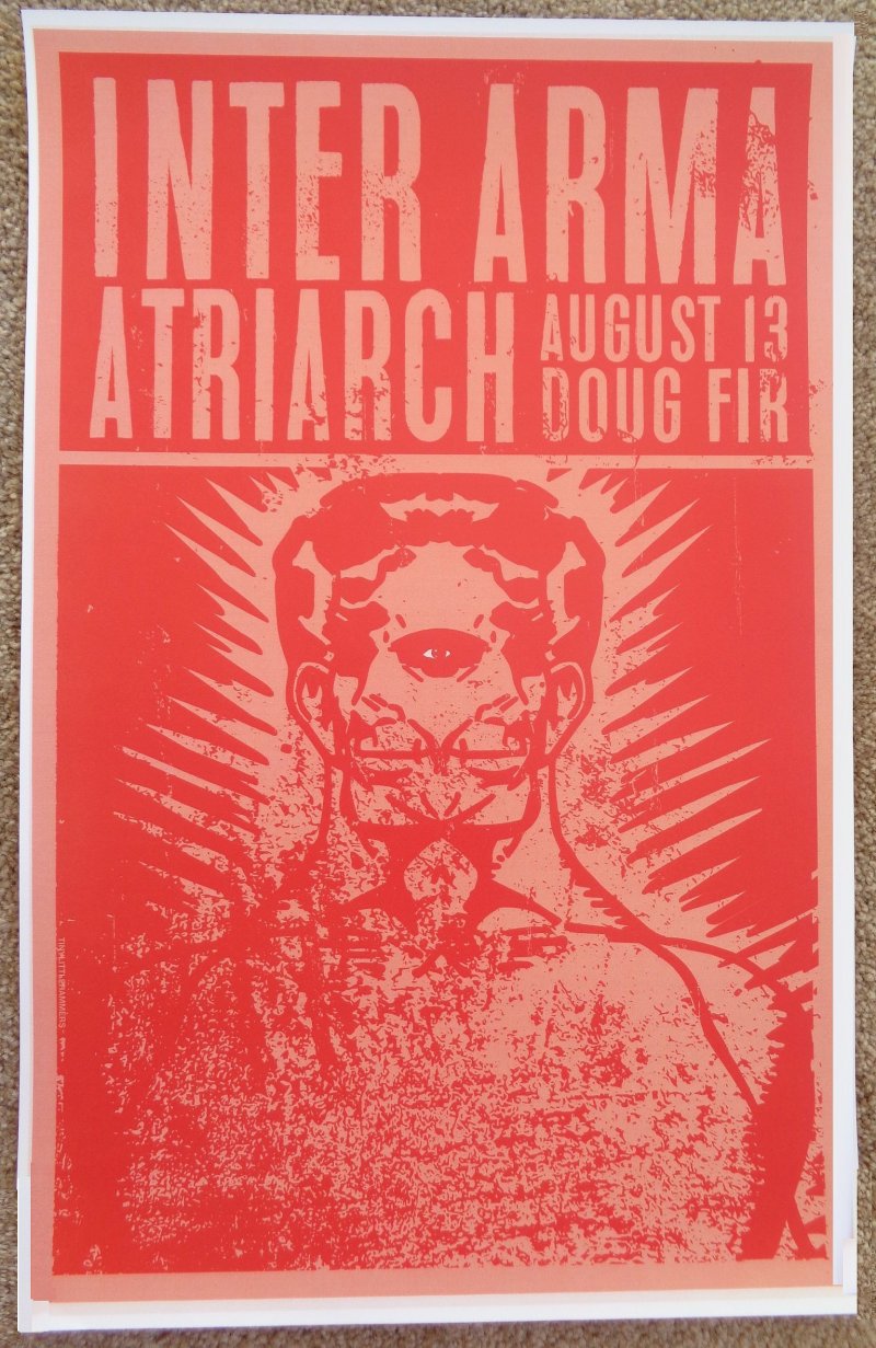 Image 0 of INTER ARMA 2017 Gig POSTER Portland Oregon Concert