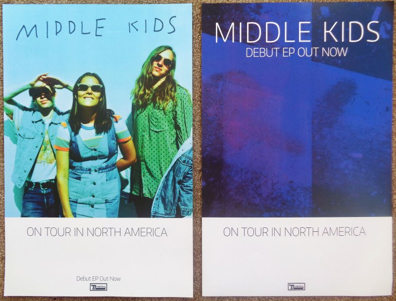 Image 0 of MIDDLE KIDS Debut Album POSTER 2-Sided 11x17