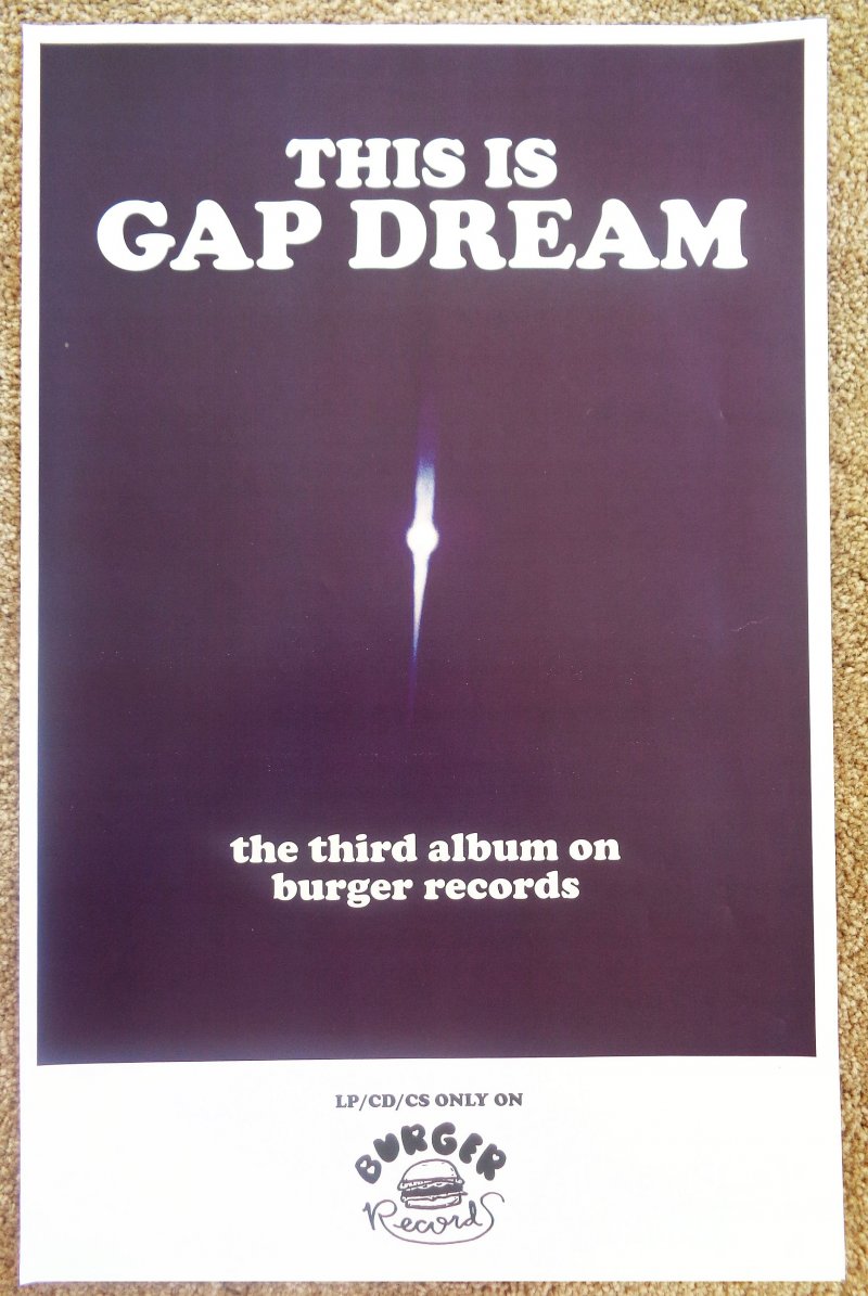 GAP DREAM Album POSTER This Is Gap Dream Gabe Fulvimar 11x17