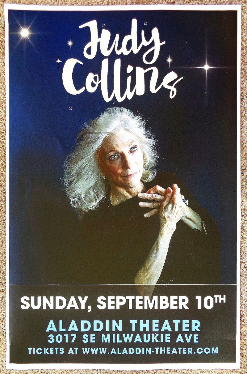 Image 0 of Collins JUDY COLLINS 2017 Gig POSTER Portland Oregon Concert