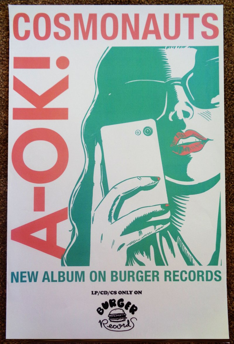 COSMONAUTS Album POSTER A-OK! 11x17