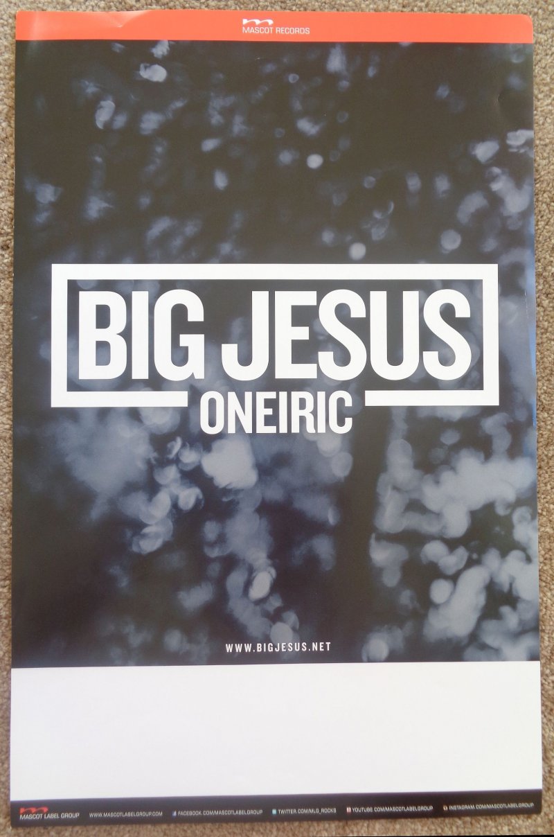 BIG JESUS Album POSTER Oneiric 11x17