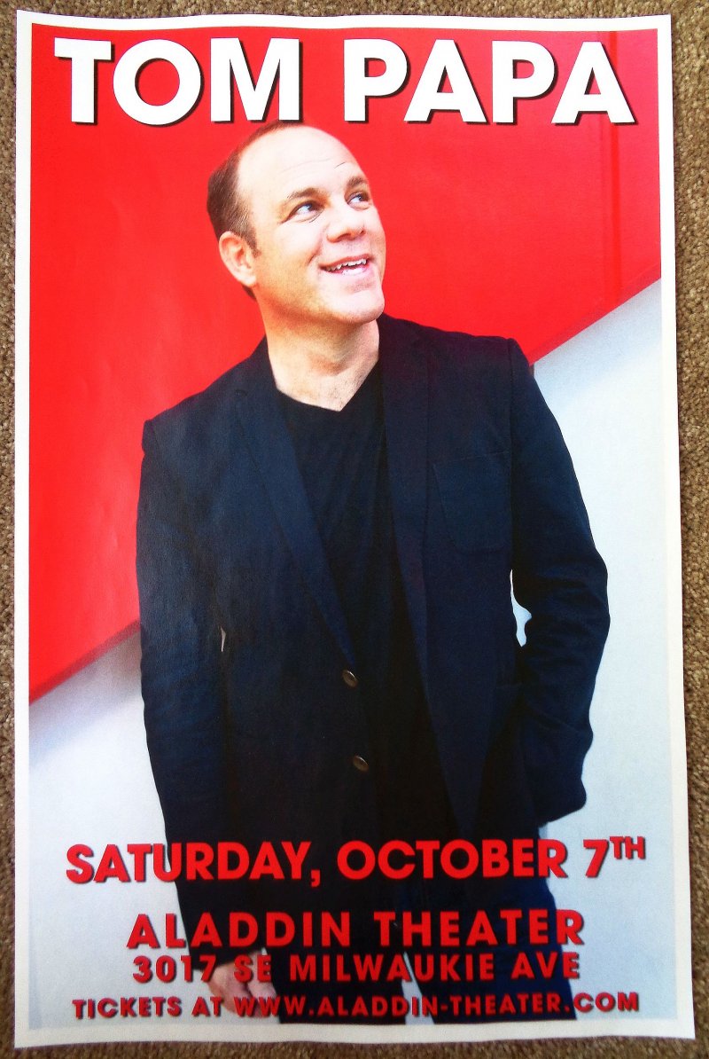 Image 0 of Papa TOM PAPA 2017 Gig POSTER Portland Oregon Comedy