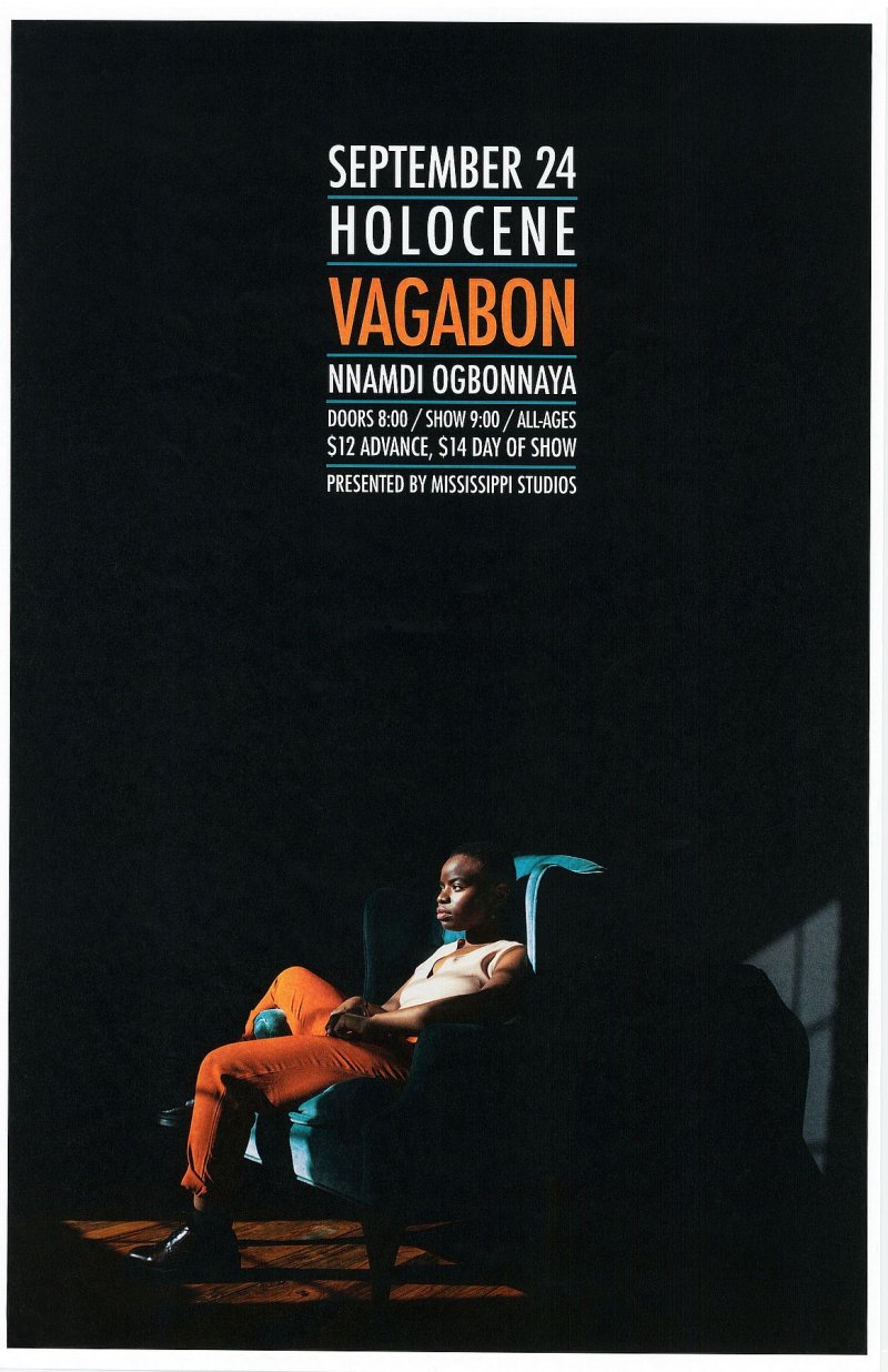Image 0 of VAGABON 2017 Gig POSTER Portland Oregon Concert Laetitia Tamko