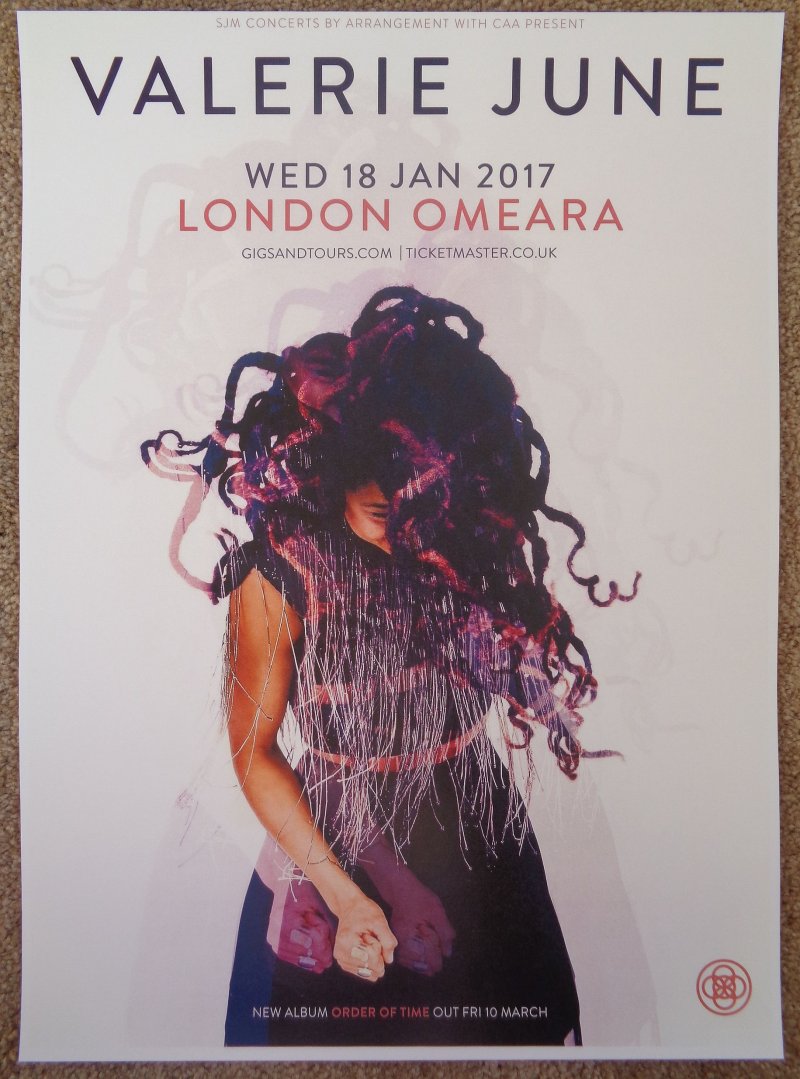 Image 0 of June VALERIE JUNE 2017 Gig POSTER London United Kingdom Concert