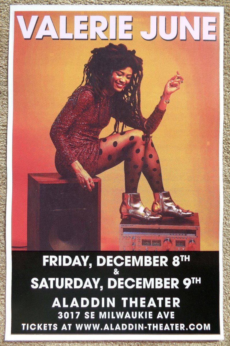 Image 0 of June VALERIE JUNE 2017 Gig POSTER Portland Oregon Concert