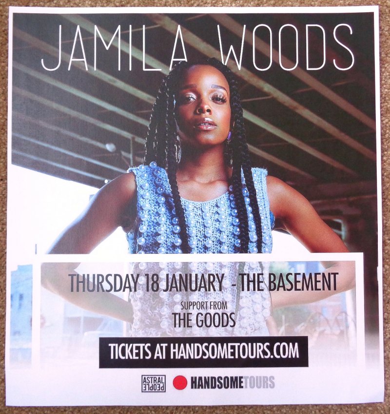 Image 0 of Woods JAMILA WOODS 2018 Gig POSTER Australia Sydney Concert