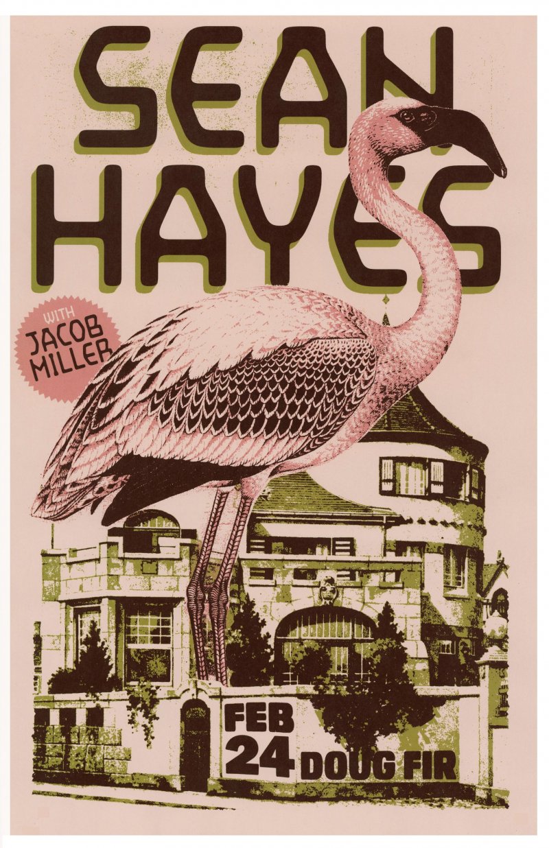 Image 0 of Hayes SEAN HAYES 2018 Gig POSTER Portland Oregon Concert