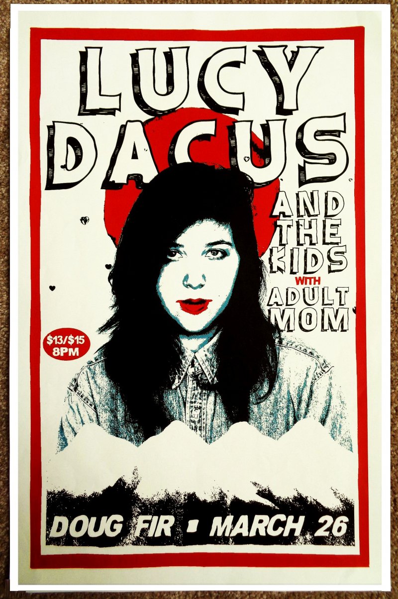Image 0 of Dacus LUCY DACUS Gig 2018 POSTER Portland Oregon Concert