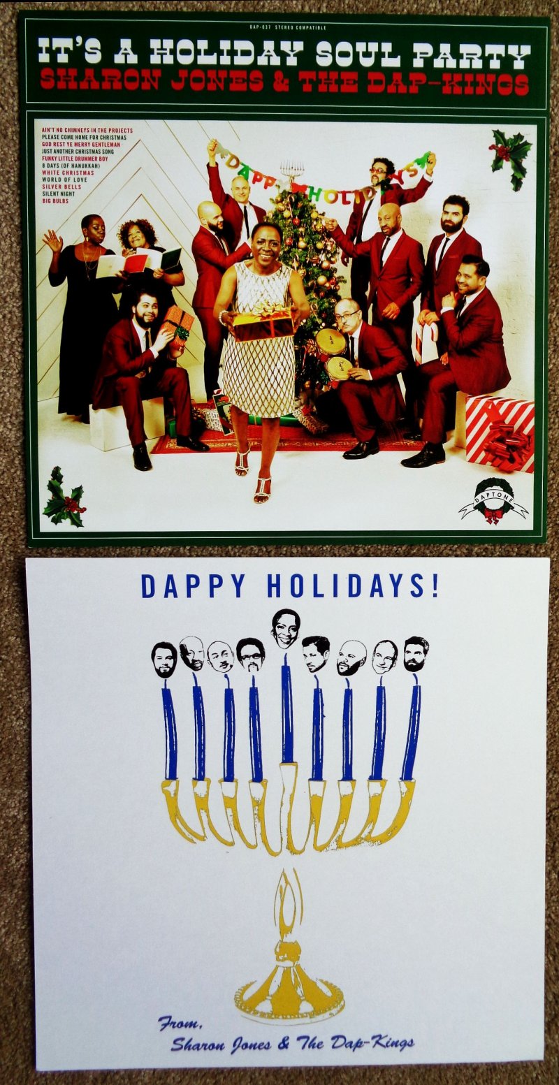 Image 0 of Jones SHARON JONES & DAP KINGS Album POSTER It's A Holiday Soul Party 2015