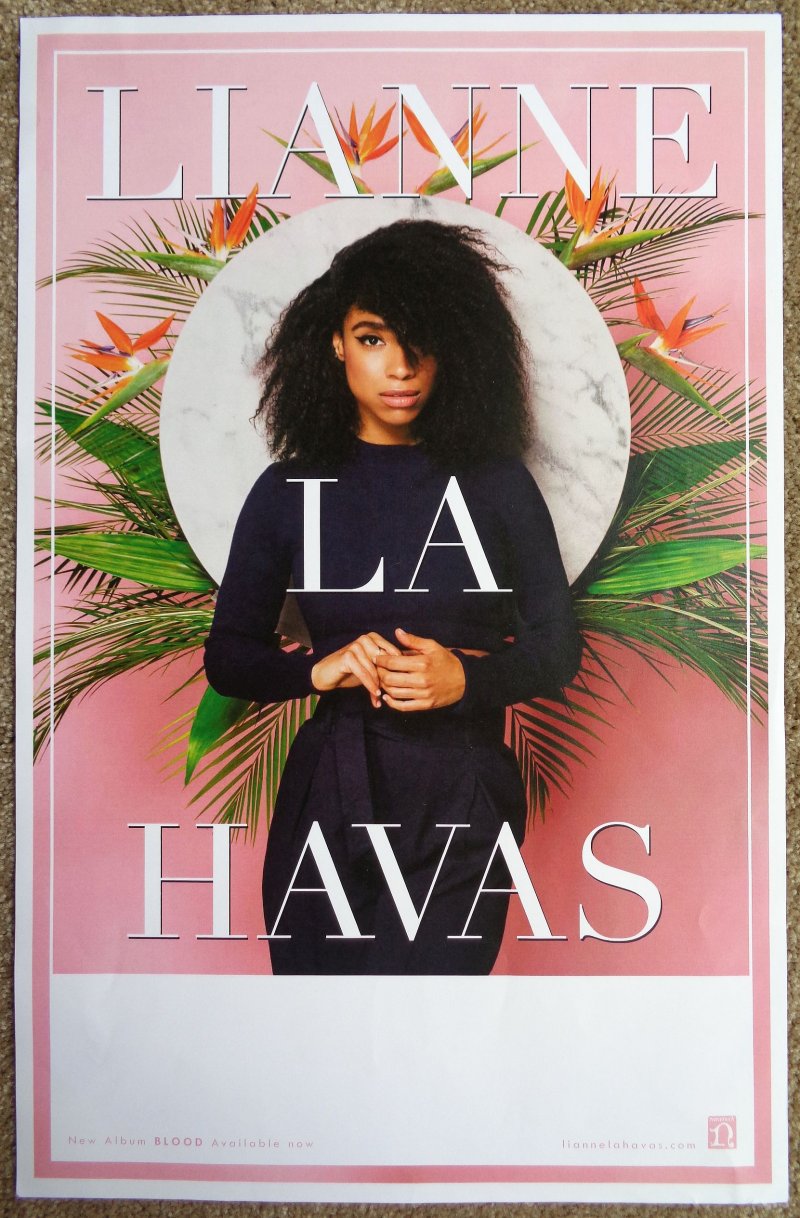 Image 0 of La Havas LIANNE LA HAVAS Blood POSTER 2-Sided 11x17