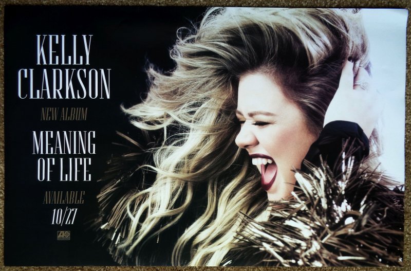 Clarkson KELLY CLARKSON Album POSTER Meaning Of Life 11x17