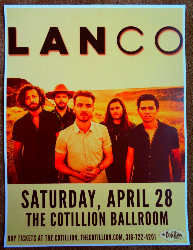 LANCO 2018 Gig POSTER Wichita Kansas Concert