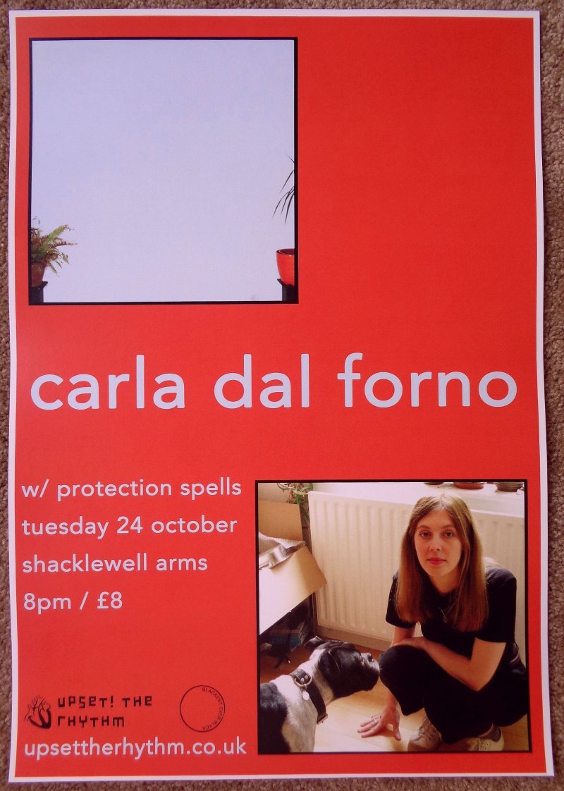 Image 0 of Dal Forno CARLA DAL FORNO 2017 Gig POSTER London Concert United Kingdom