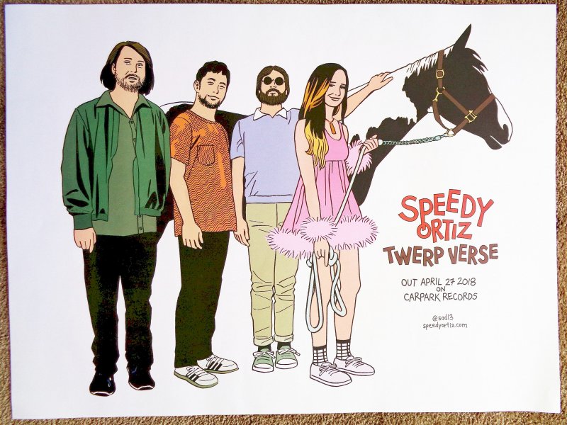 Image 0 of SPEEDY ORTIZ Album POSTER Twerp Verse 24x18