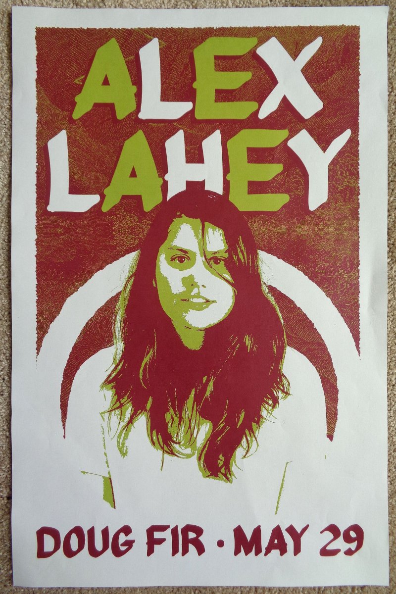 Image 0 of Lahey ALEX LAHEY 2018 Gig POSTER Portland Oregon Concert