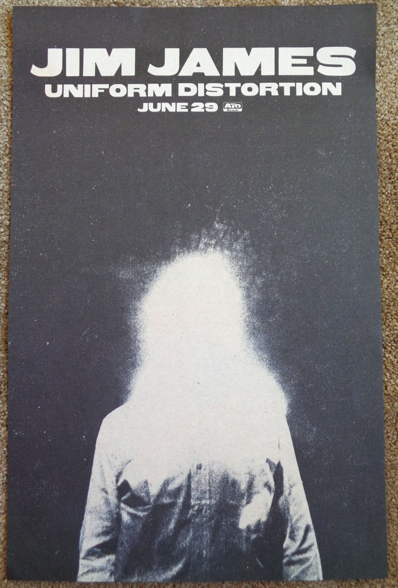 Image 0 of James JIM JAMES Album POSTER Uniform Distortion MY MORNING JACKET 11x17