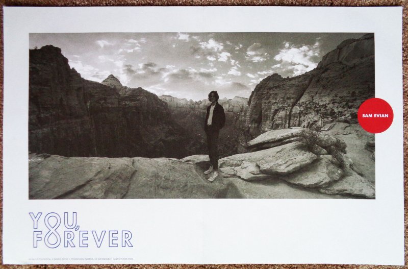 Evian SAM EVIAN Album POSTER You Forever 11x17