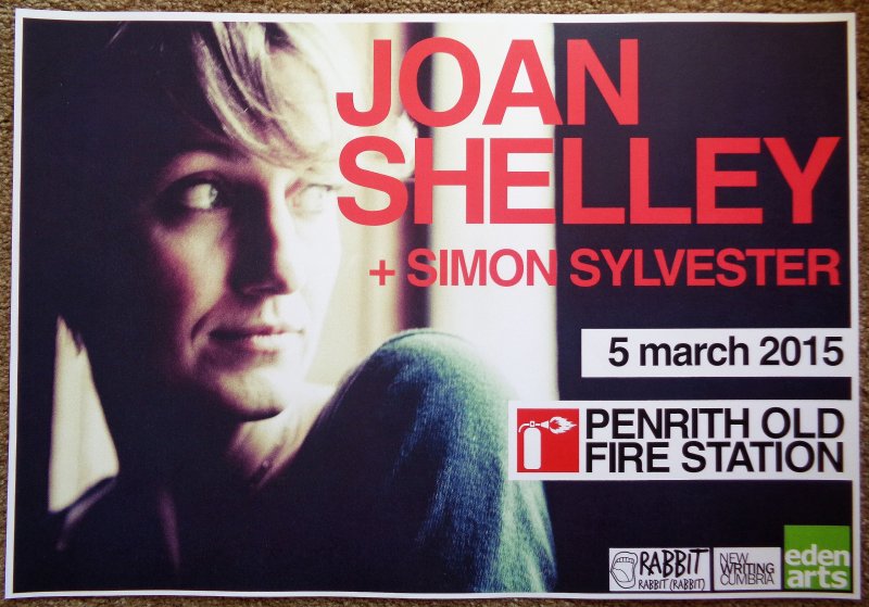 Image 0 of Shelley JOAN SHELLEY 2015 Gig POSTER United Kingdom Concert Penrith Cumbria