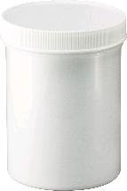 Rexam Ointment Jar Plastic White 12 x 2 Oz