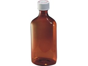 Image 0 of Rexam Amber Plastic Oval Crc 50 x 8 Oz