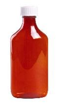 Image 0 of Rexam Amber Plastic Oval 50 x 8 Oz