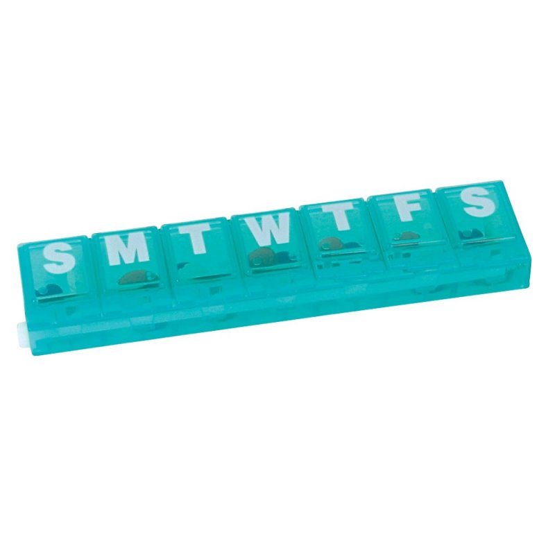 Image 1 of Weekly Locking Pill Planner Small (6 Pack)