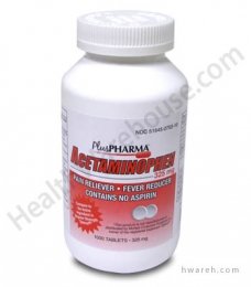 Acetaminophen 325 mg Tablets 1X1000 Each Geri Care.