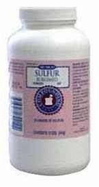 Sulfur Sublimed Powder 4 Oz By Humco