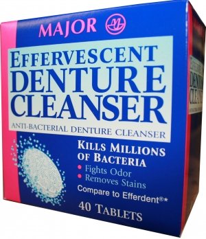 Denture Cleanser Tablets 1X40 Each C2305761 Mfg. By Major Pharmaceuti