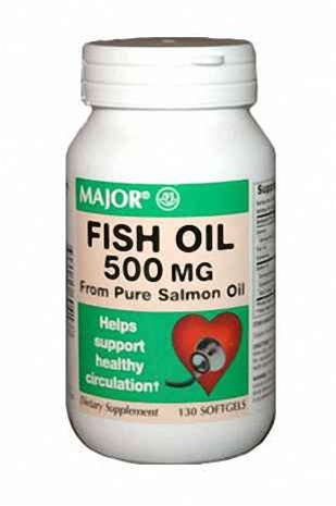 Fish Oil 500 Mg Caps 130 By Major Pharmaceutical