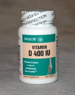 Image 0 of Vitamin D 400IU Tablets 100 By Major Pharmaceutical
