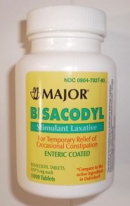 Bisacodyl 5 Mg Tablets 1000 By Major Pharmaceutical
